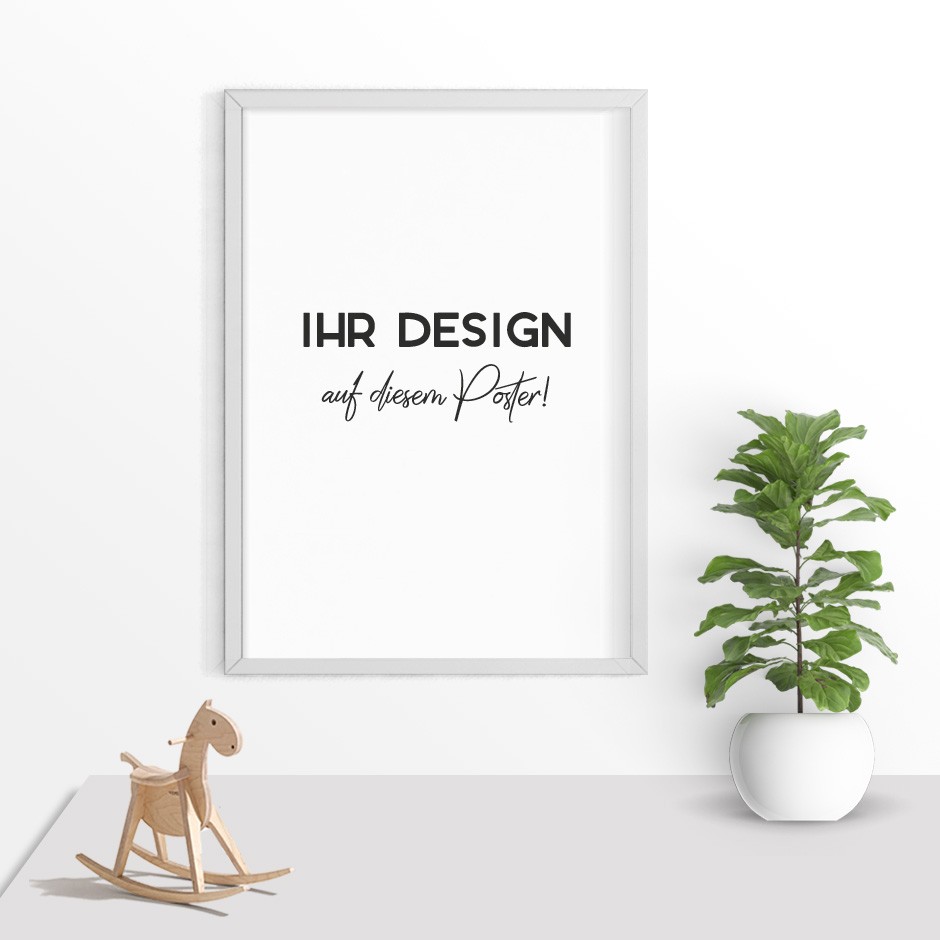 Breite Taufkerze mit eigenem Design