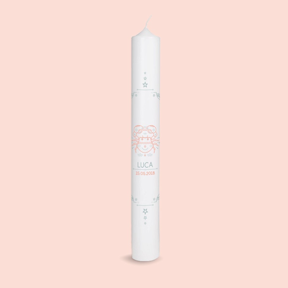 Taufkerze Sternzeichen Krebs