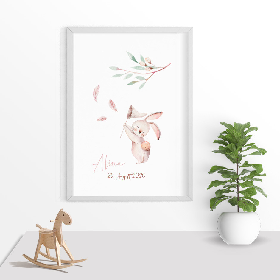 Zwillingskerzen Hasen