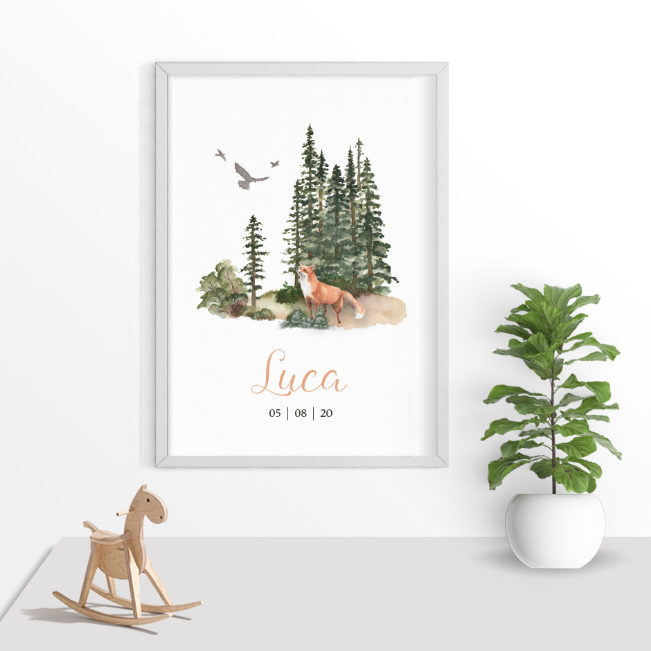 Taufkerze Into the Woods